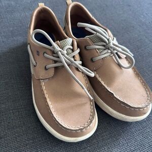 Sperry Boys Tan Boat Shoes